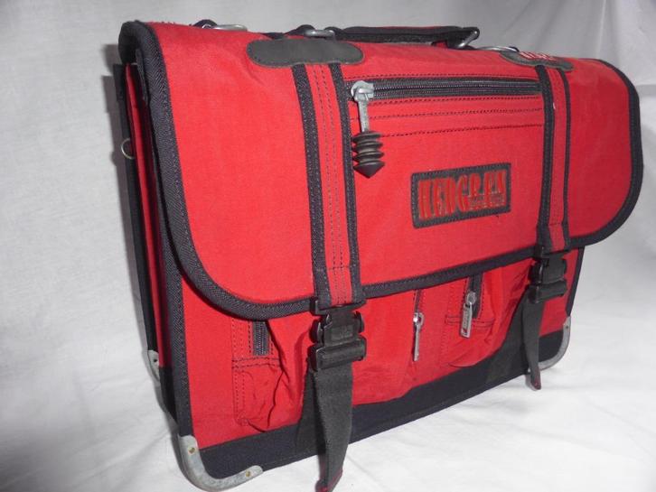 Schooltas Hedgren (Belgisch merk !), Handtassen en Accessoires, Tassen | Schooltassen, Gebruikt, 40 tot 50 cm, 30 tot 40 cm, Rood