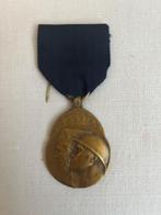 Belle et rare médaille belge WW1 volontaire de guerre, Enlèvement ou Envoi, Armée de terre, Ruban, Médaille ou Ailes