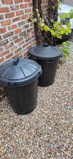 4 plastieken tonnen, Ophalen, Zo goed als nieuw