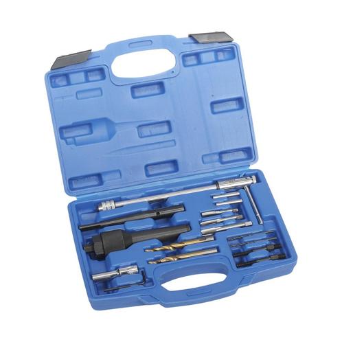 Gloeibougie Verwijder- & Schroefdraad Reparatie set, Auto diversen, Autogereedschap