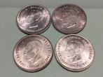 België 4 x 250 Frank 1976 zilver, Ophalen of Verzenden, Zilver