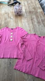 Twinset Caroline Biss maat 38: roze met gouden knopen, Vêtements | Femmes, Pulls & Gilets, Comme neuf, Taille 38/40 (M), Rose