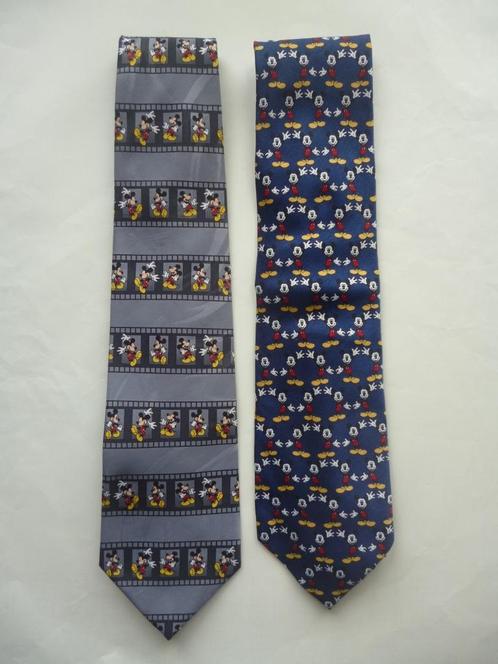 Stropdas, das Disney Mickey Mouse, Kleding | Heren, Stropdassen, Zo goed als nieuw, Grijs, Ophalen of Verzenden