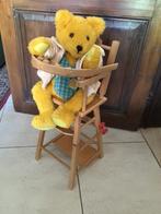 Chaise de poupée vintage Reborn Baby, chaise ours pour poupé, Enlèvement ou Envoi, Poupée