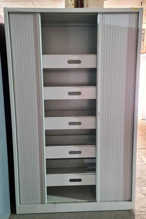 Metalen kledingkast met schuifdeur voor hangende rugleuning, Huis en Inrichting, Woonaccessoires | Etagères, Zo goed als nieuw
