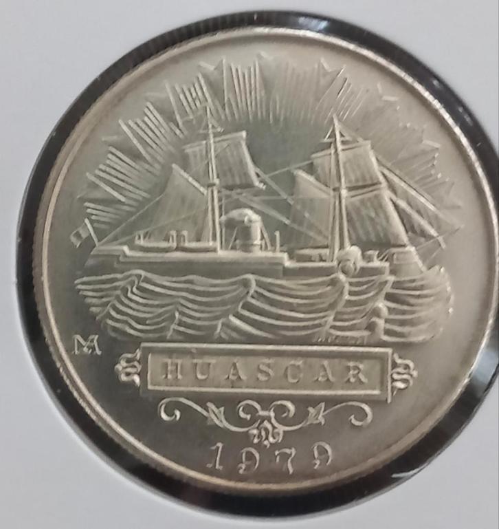 Peru 50 mil soles 1979 (zilver) - Huascar, Postzegels en Munten, Munten | Amerika, Losse munt, Zuid-Amerika, Zilver, Verzenden