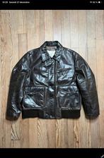 Veste cuir brun vintage L état impeccable.mons, Enlèvement ou Envoi, Comme neuf, Brun