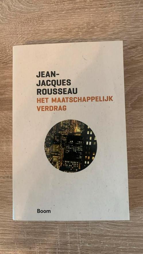 Het maatschappelijk verdrag - JJ Rousseau, Boeken, Filosofie, Zo goed als nieuw, Ophalen
