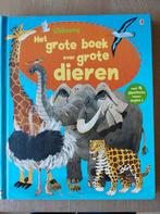 Educatief boek over grote dieren, Ophalen, Usborne, Non-fictie, Zo goed als nieuw