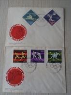 Pologne enveloppes fdc jeux olympiques, Timbres & Monnaies, Timbres | Timbres thématiques, Affranchi, Envoi, Sport
