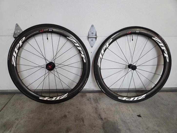 Paire de roues avec frein sur jante Zipp 303 Firecrest Clinc, Vélos & Vélomoteurs, Vélos Pièces, Comme neuf, Enlèvement ou Envoi