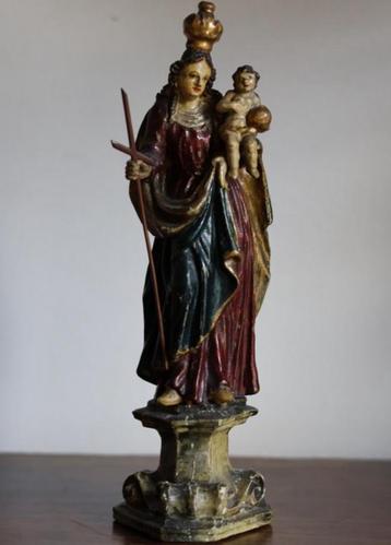Polycroom beeld maagd maria beschikbaar voor biedingen