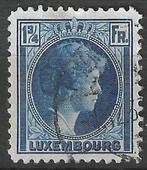 Luxemburg 1926/1928 - Yvert 225 - Charlotte - 1 1/4 f. (ST), Verzenden, Luxemburg, Gestempeld
