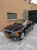 BMW E36 325i cabrio, automaat, airco, Auto's, BMW, Beige, Cabriolet, Zwart, Leder