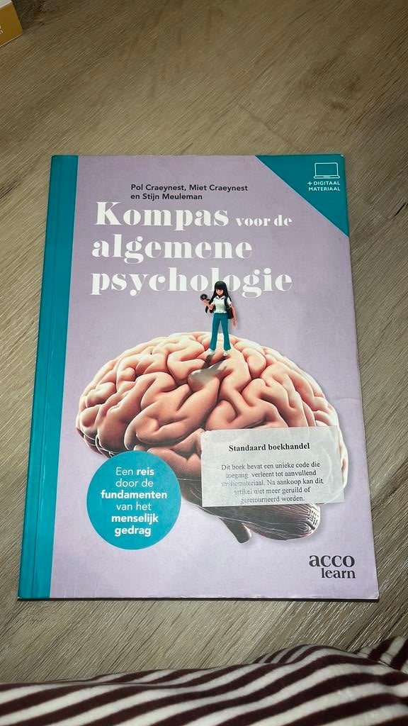 Miet Craeynest - Kompas voor de algemene psychologie, Boeken, Psychologie, Ophalen of Verzenden