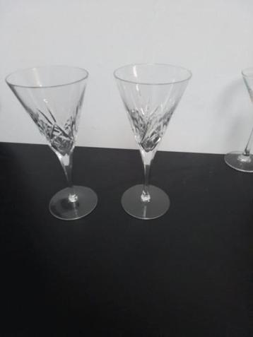 2 kristallen glazen  beschikbaar voor biedingen