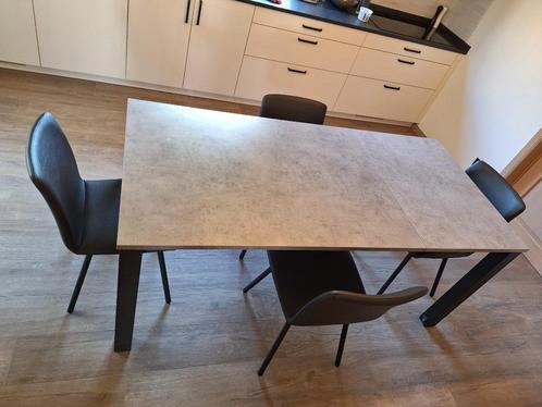 Eettafel keuken met stoelen, Huis en Inrichting, Tafels | Eettafels, Zo goed als nieuw, 50 tot 100 cm, 150 tot 200 cm, Vijf personen of meer