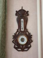 Antieke houten barometer, Comme neuf, Enlèvement, Baromètre