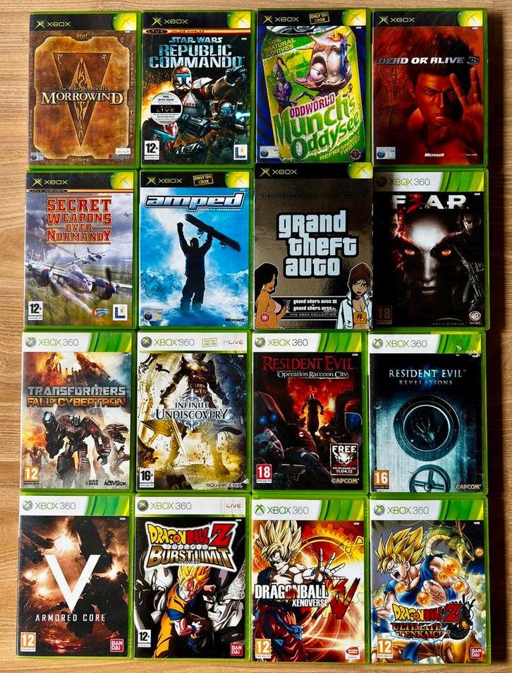 Topgames voor Xbox Classic / Xbox 360, Games en Spelcomputers, Games | Xbox Original, Zo goed als nieuw, Ophalen of Verzenden