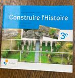 Construire l’histoire 3e, Livres, Livres scolaires, Histoire, Plantyn, Comme neuf, Enlèvement