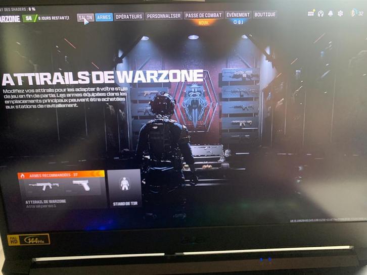 Acer Nitro 5+Cooler+Logitech G512 Carbon+SS Ghost 3BT, Computers en Software, Windows Laptops, Zo goed als nieuw, HDD, Gaming