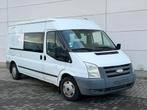 Ford Transit Dubbelcabine 2.2tdci 2009 Export, Auto's, Wit, Bedrijf, Te koop, Handgeschakeld