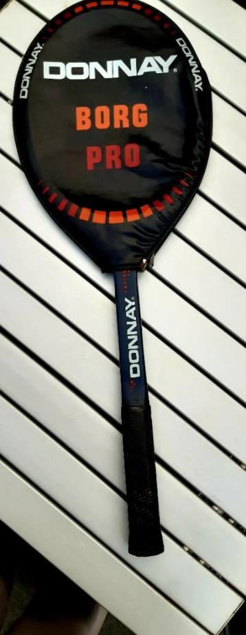 Retro tennis raket Donnay Bjorn Borg Pro, met bescherming . beschikbaar voor biedingen