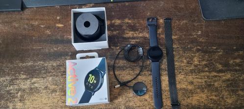 Samsung Galaxy Watch Active 2, Handtassen en Accessoires, Smartwatches, Zo goed als nieuw, Android, Zwart, Calorieverbanding, Hartslag