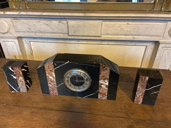 vintage Art Deco schoorsteenklok, Antiek en Kunst, Antiek | Klokken, Ophalen