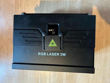 Laser 3W RGB ILDA - DMX beschikbaar voor biedingen