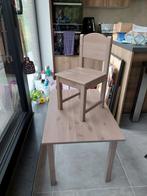 Table et chaise pour enfants (sundvik ikea), Comme neuf, Enlèvement