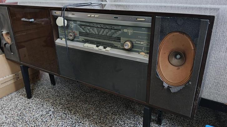 Radiokast/platenspeler, Audio, Tv en Foto, Radio's, Gebruikt, Radio, Ophalen