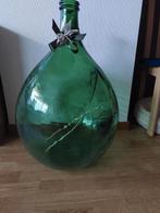 Grote donker groene dame jeanne vaas 65cm h, Antiek en Kunst, Antiek | Glaswerk en Kristal, Ophalen