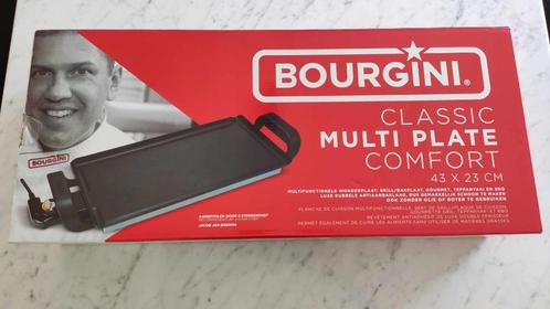 Nieuwe BOURGINI Classic Multi Plate Comfort, Elektronische apparatuur, Grillplaten, Nieuw, Tafelgrill, Vaatwasmachinebestendig