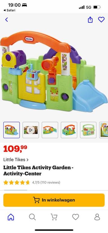 activity center little tikes activity garden, Kinderen en Baby's, Ophalen, Zo goed als nieuw