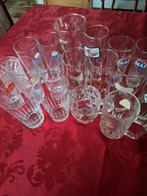Set van 19 bierglazen van verschillende merken, Ophalen, Zo goed als nieuw