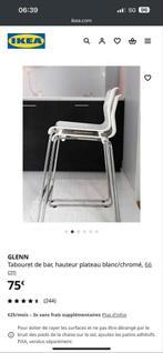 4 chaise de bar ikea comme neuf GLENN, Huis en Inrichting, Ophalen, Zo goed als nieuw