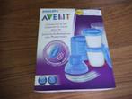 Philips Avent 10 herbruikbare bewaarbekers incl 2 adapters v, Comme neuf, Autres types, Enlèvement