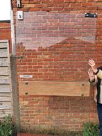 GLAZEN DEUR, Doe-het-zelf en Bouw, Gebruikt, Overige typen, Glas, 200 tot 215 cm