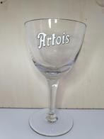 Stella Artois Glas met emaille letters - Artois -, Verzamelen, Ophalen of Verzenden, Gebruikt, Glas of Glazen, Stella Artois