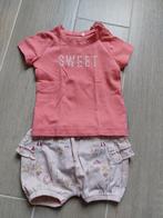 Set bloes + broek zomer Name it - baby meisje - roze - maat, Kinderen en Baby's, Babykleding | Maat 56, Name it, Meisje, Ophalen of Verzenden