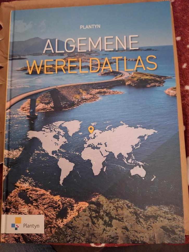 Algemene Wereldatlas editie 2022 Plantyn - Gert Verstraeten, Boeken, Atlassen en Landkaarten, Nieuw, Landkaart, België, 2000 tot heden