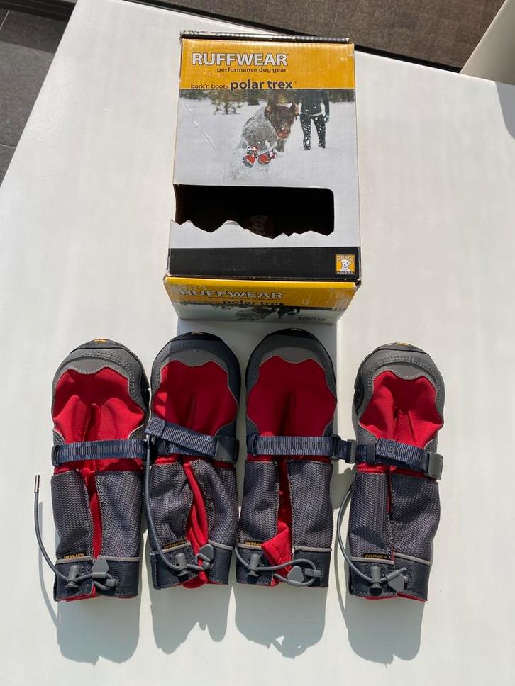 Hondenschoentjes -Ruffwear polar trex boots 4 stuks - 70 mm, Dieren en Toebehoren, Honden-accessoires, Nieuw, Ophalen of Verzenden