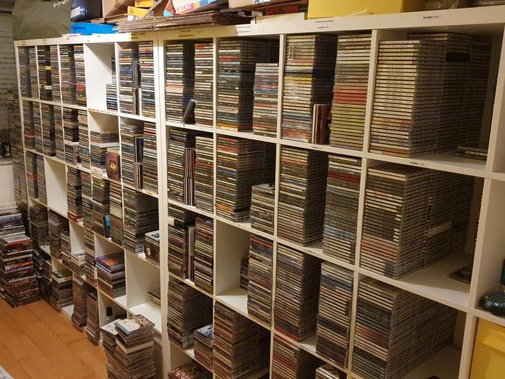 7000 cd's: partij-verzameling-collectie-opruiming, Cd's en Dvd's, Cd's | Rock, Ophalen of Verzenden