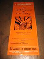 Poster het beeldverhaal als uitlaatklep 1975, Reclame, Gebruikt, Ophalen of Verzenden, Rechthoekig Staand