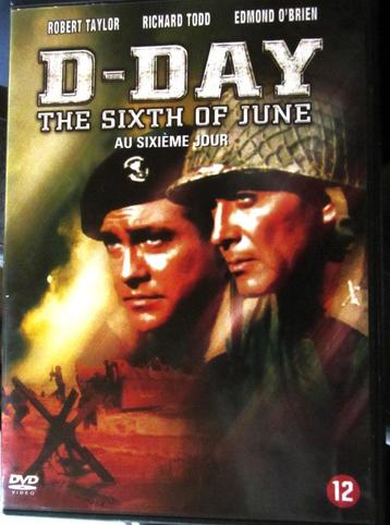 DVD OORLOG- D-DAY THE SIXT OF JUNE (ROBERT TAYLOR)- ZELDZAME beschikbaar voor biedingen