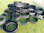 bloembakken (buisringen in pvc), Tuin en Terras, Ophalen, Gebruikt, Kunststof, Tuin