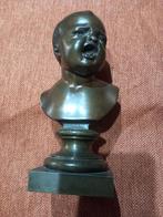 BRONZEN „JOHN WHO IS CRYING” naar J. Houdon 19e, Antiek en Kunst, Ophalen of Verzenden, Brons