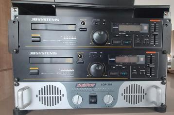 Systèmes JB, double CD, amplificateur, tourne-disque 