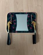 Retro spiegel met borstel en schoenlepel, Ophalen